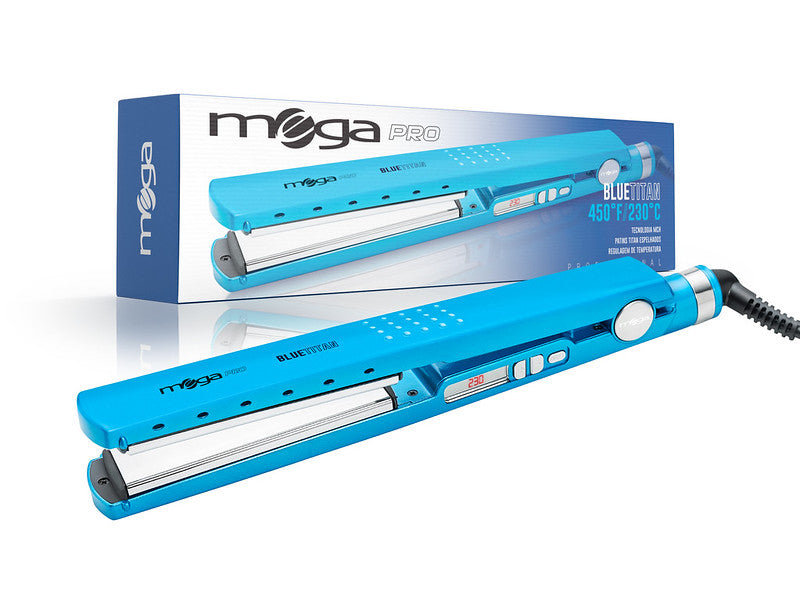 Plancha De Pelo Profesional Mega Turbo Titan 2 Digital 230c