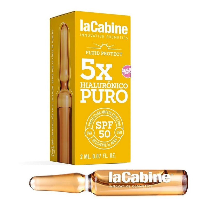 Ampolla Lacabine 5x Hialurónico 2ml, Hidrata Y Repara Día/noche Todo Tipo De Piel