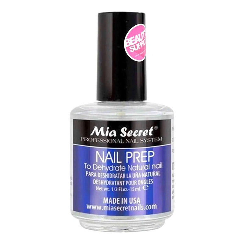Mia Secret Nail Prep 15ml Deshidratador Uñas Profesional
