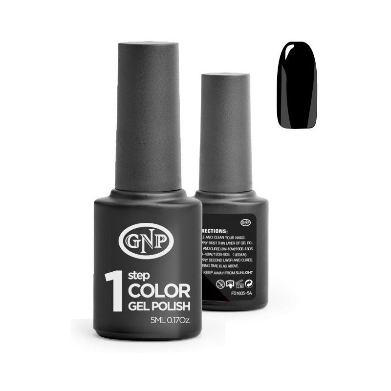 Esmalte En Gel Gnp De Un Solo Paso! #28 Negro Nice