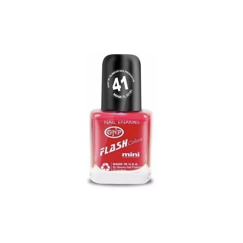 Esmalte De Uñas Americano Gnp Nro.41 Rojo Rosa Nice