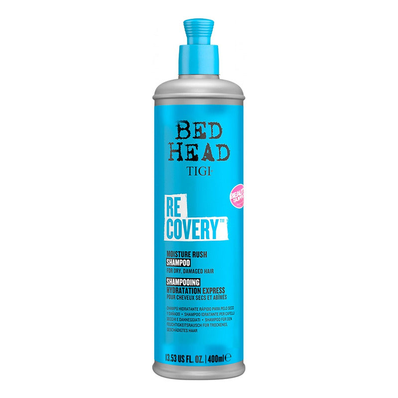 Shampoo Tigi Bed Head Recovery 400ml Hidratación Pelo Seco