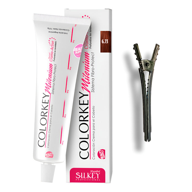 Tinta Silkey Colorkey Milenium 120g + Clip Pinza Plástica 6.73