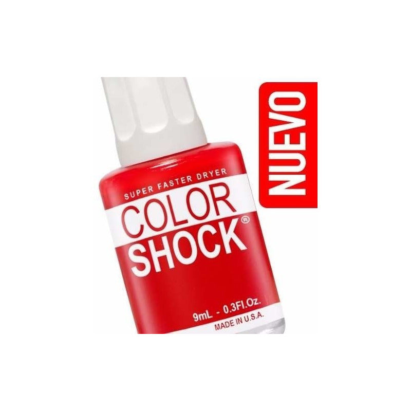 Esmalte Para Uñas Color Shock Rojo Nice Rojo