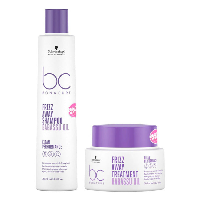 Shampoo 250ml Y Mascara 200ml Schwarzkopf Frizz Away