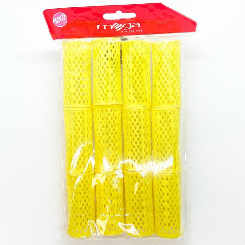 Rulero Pástico Amarillo 32mm C/pinza Mega