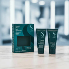 Kit Alfaparf Semi Di Lino Reparación Cabello Dañado Travel Size