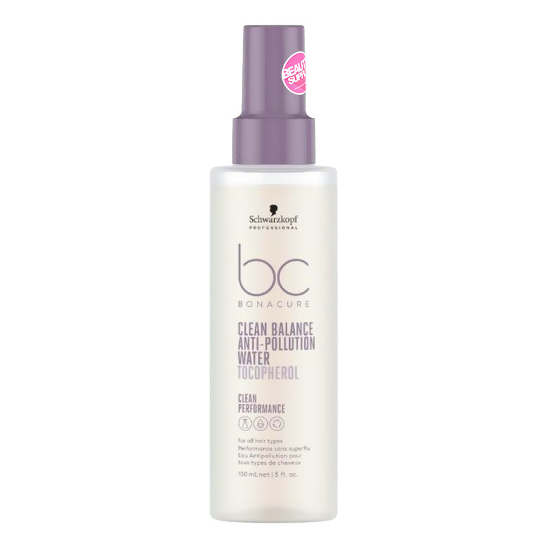 Agua Schwarzkopf Clean Balance Antipolución Bonacure 150ml