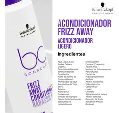 Shampoo 250ml Schwarzkopf Frizz Away