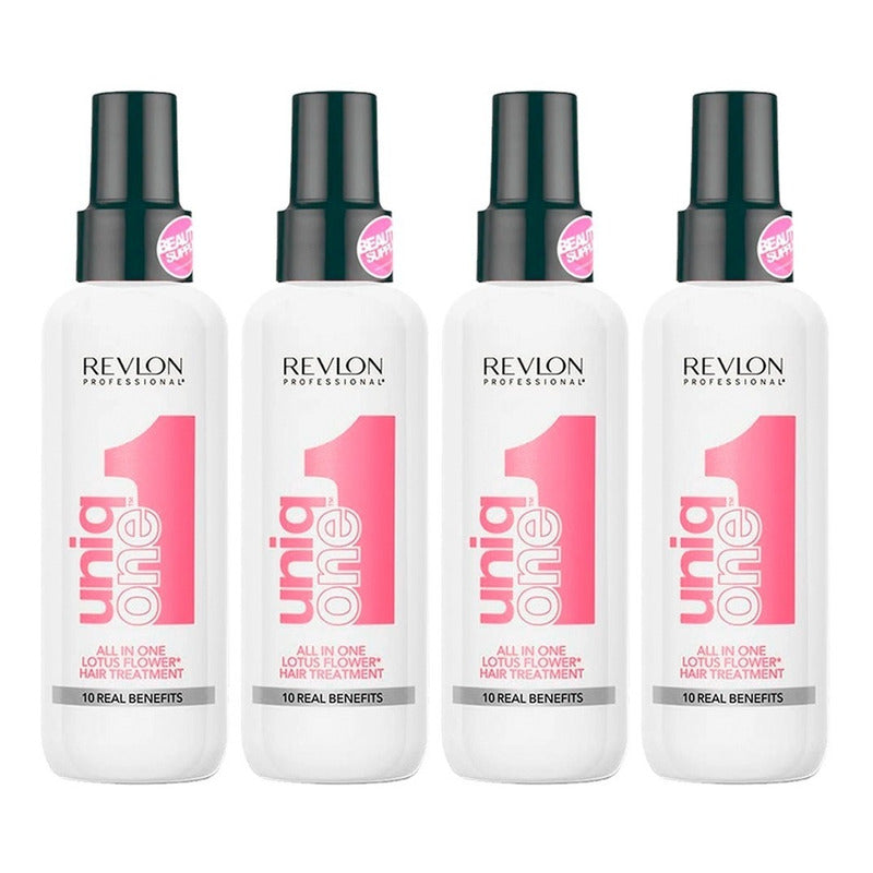 X4 Revlon One Lotus Tratamiento Revlon 150ml. Nice