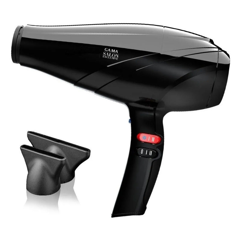 Secador Gama Modena Ion Black Potente Y Liviano 2400w Negro