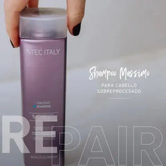 Shampoo Tec Italy Massimo 1l Reparación Profesional