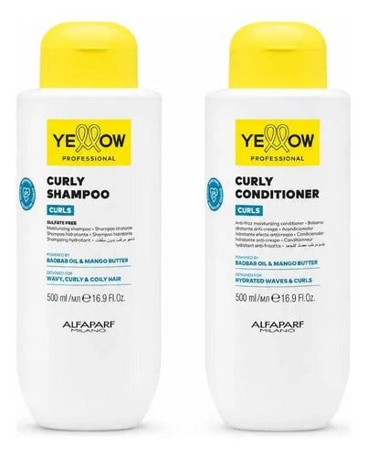 Duo Para Rizos Alfaparf Yellow Con Shampoo Y Acondicionador
