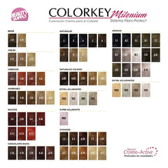 Kit Tinta Silkey Colorkey Milenium 120g + Peine De Cola