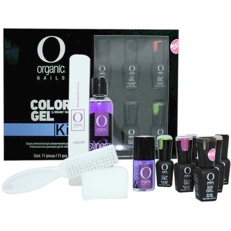 Kit Completo Organic Colorgel Esmalte Semipermanente