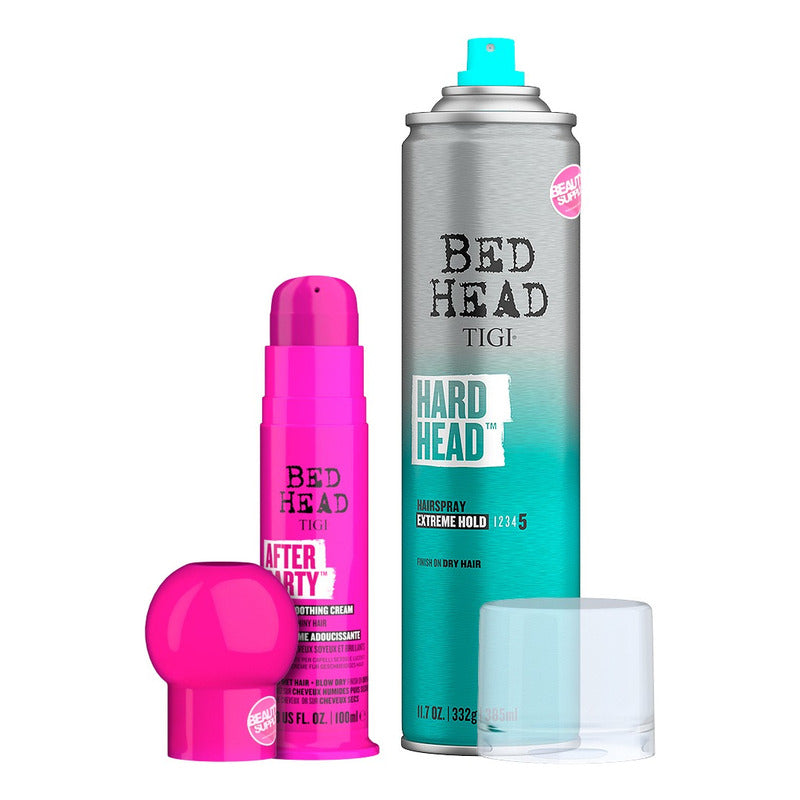Fijador Tigi Bed Head Y Crema De Peinar Curl Rock De Rulos