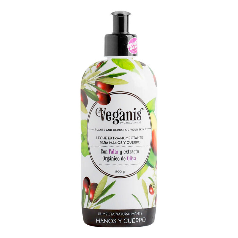 Veganis Leche Extra Humectante Palta Y Oliva 500g