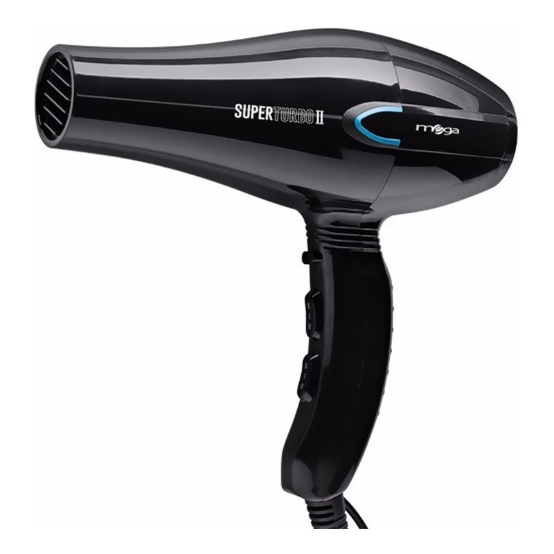 Secador De Pelo Profesional Mega Turbo Titan 2 2300w Nice Negro