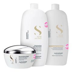Shampoo, Acondicionador Y Mascara Alfaparf Diamond Brillo