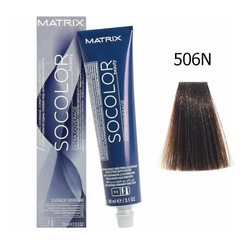 506n Pomo De Tinta Matrix Extra Cobertura Socolorbeauty 90ml 6.0/506n