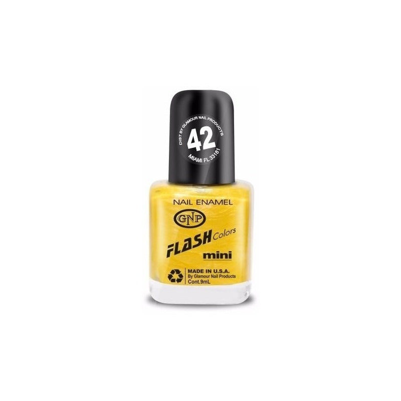 Esmalte De Uñas Americano Gnp Nro.42 Amarillo Nacar Oro Nice