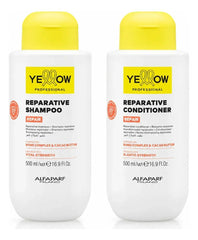 Duo Reparador Alfaparf Yellow Con Shampoo Y Acondicionador