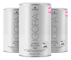 X3 Schwarzkopf Igora Vario Blond Polvo Decolorante 450g Decolorante