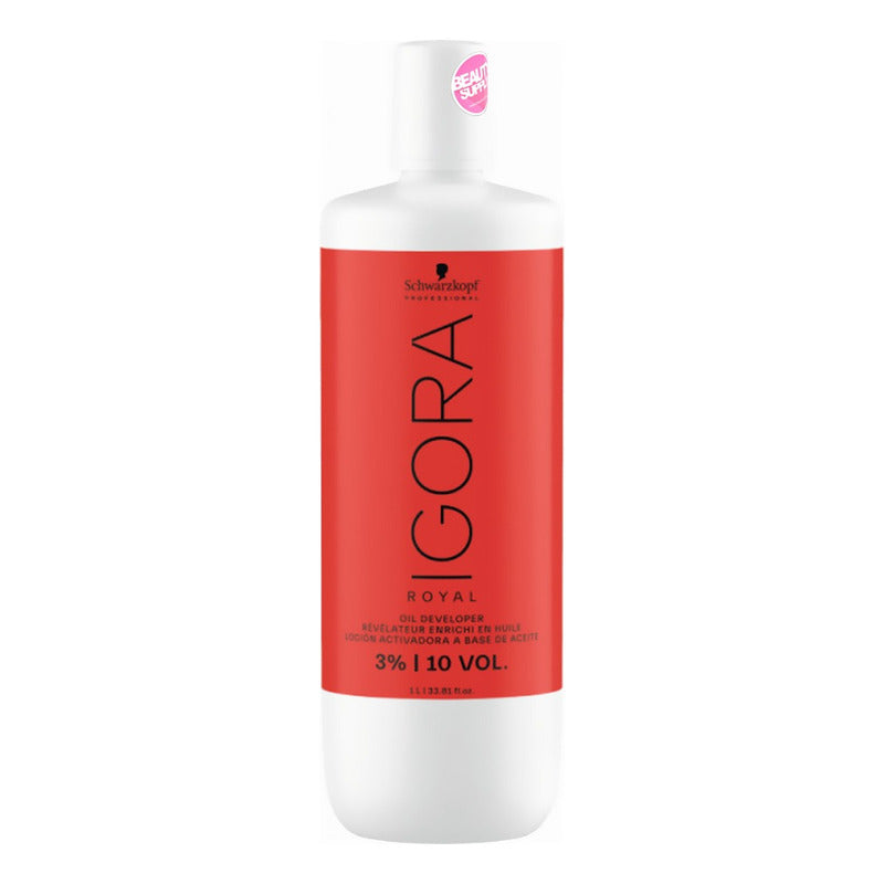 Locion Oxidante 10 Vol. Igora Royal Schwarzkopf 1000ml Sin Tono