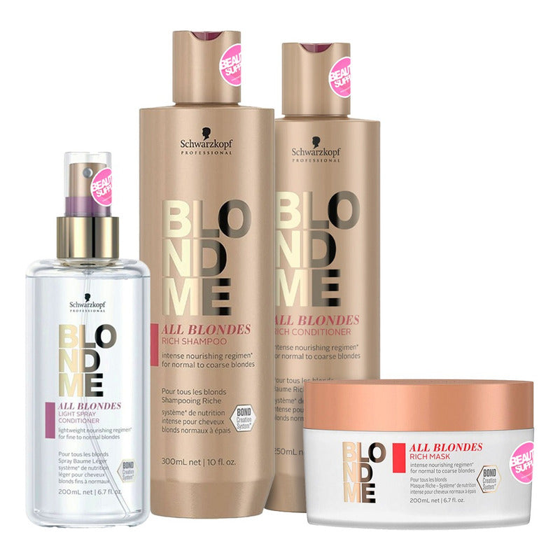 Pack Rubios Rich Nutricion Intensa Schwarzkopf Blondme