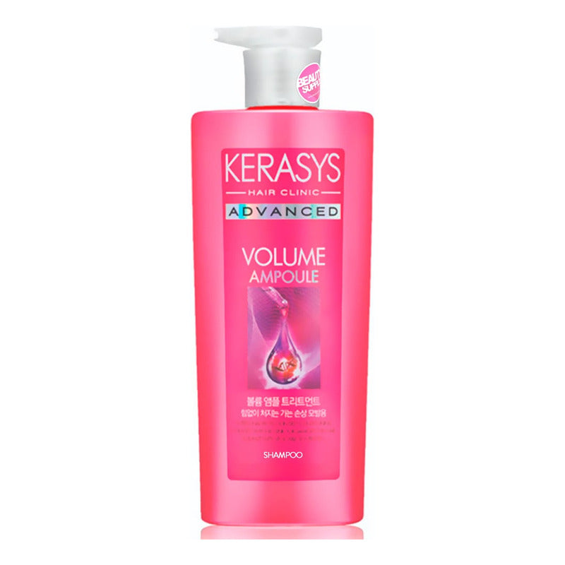 Shampoo Kerasys Advance Voluminizador 600ml Con Colágeno