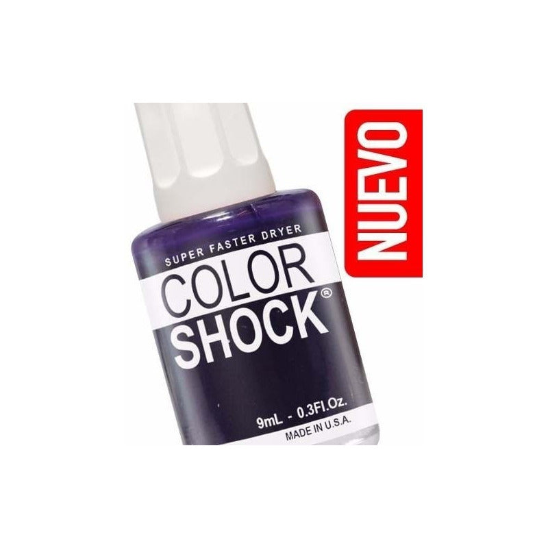 Esmalte Para Uñas Color Shock Violeta Fuerte Nice