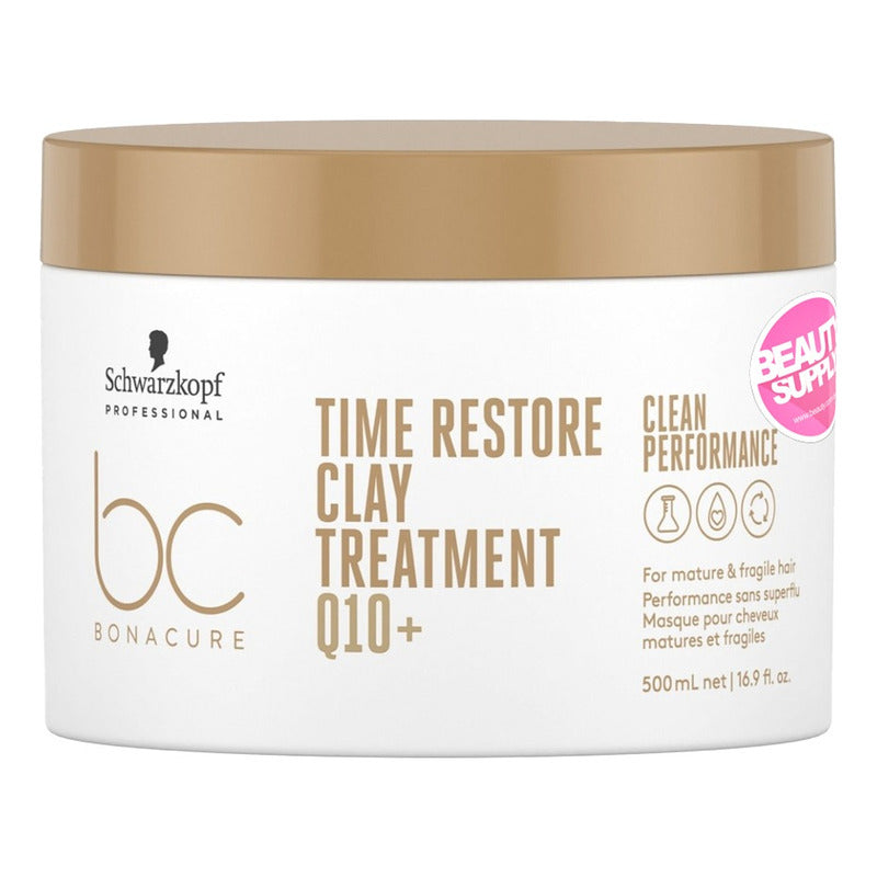 Mascara De Arcilla 500ml Schwarzkopf Restore Q10