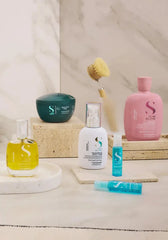 Kit Alfaparf Moisture Nutritive Xl Shampoo 1000ml, Acondicionador 1000ml , Máscara 500ml Y Fluido 125ml Hidratación Y Nutrición