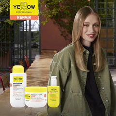 Duo Reparador Alfaparf Yellow Con Shampoo Y Acondicionador