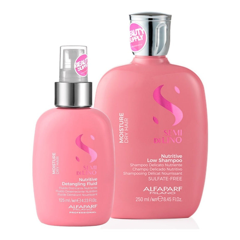 Shampoo Y Desenredante Alfaparf Semi Di Lino Hidratante