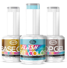 Kit Esmaltes Semipermanentes Gnp 15ml 21 Free + Base Y Top