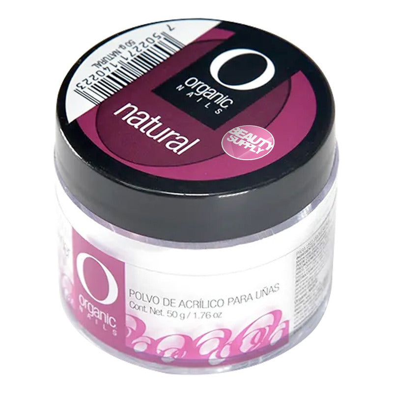 Polvo Acrílico Organic Nails Translúcido Natural 50gr #bs - Natural