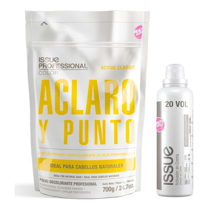 Polvo Decolorante Issue Active Classic 700 Gr + Activador