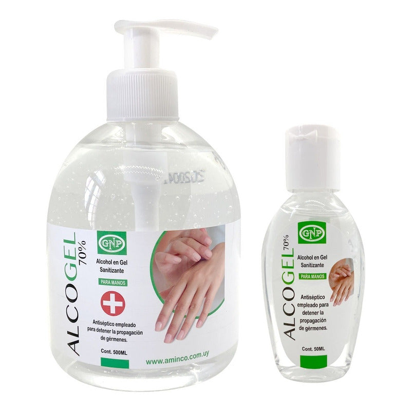Alcohol En Gel Gnp 500ml + 50ml Alcohol