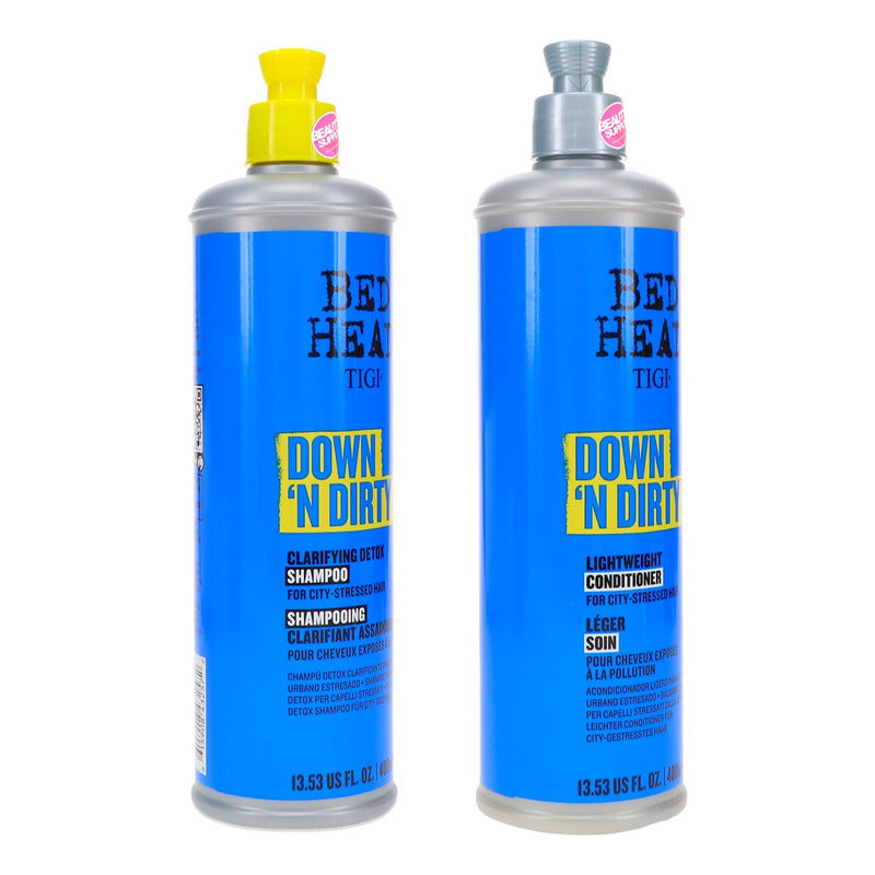 Kit Shampoo Y Acondicionador Tigi Bed Head Down Dirty 400ml