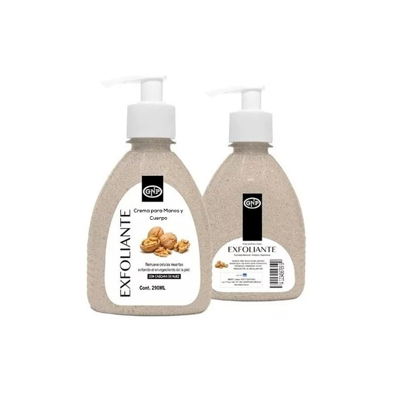 Crema Exfoliante Gnp Nuez 290ml Con Válvula Profesional