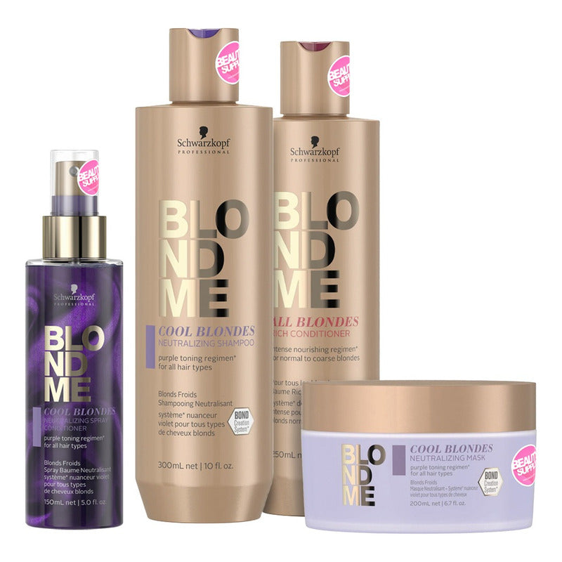 Pack Matizador De Rubios Neutralizador Schwarzkopf Blondme