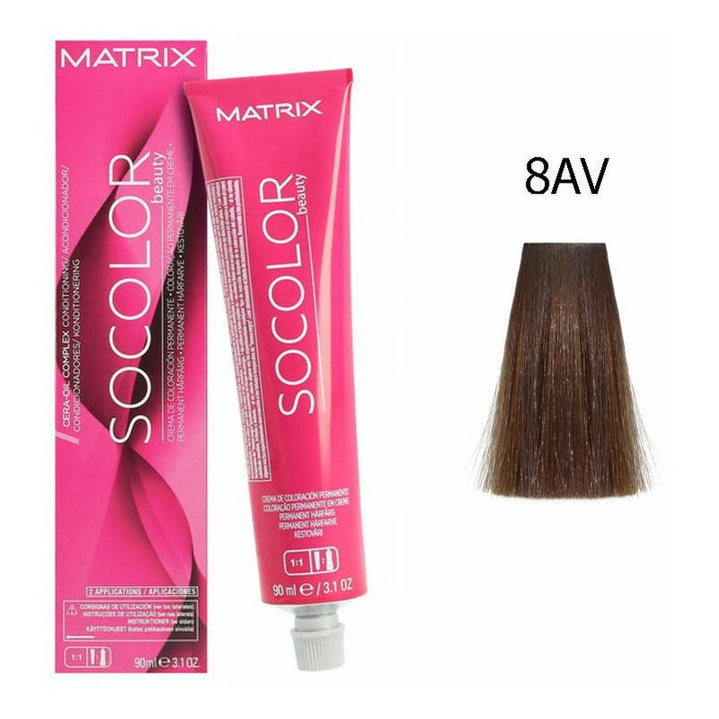 8av Pomo De Tinta Matrix Socolorbeauty 90ml 8.12 / 8av