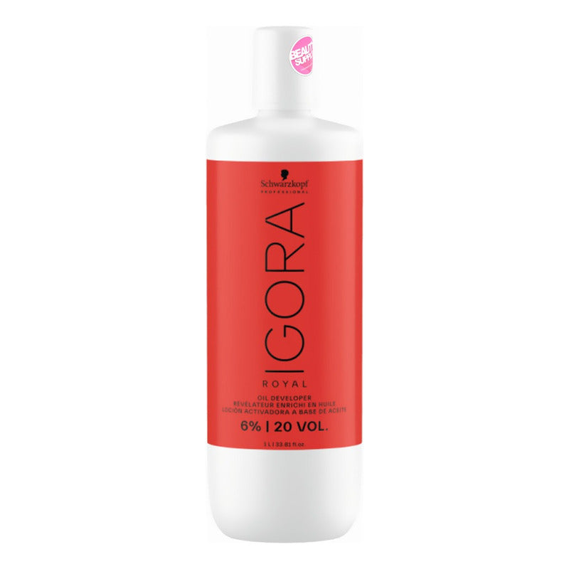 Locion Oxidante 20 Vol. Igora Royal Schwarzkopf 1000ml - 20 Volúmenes (6%)