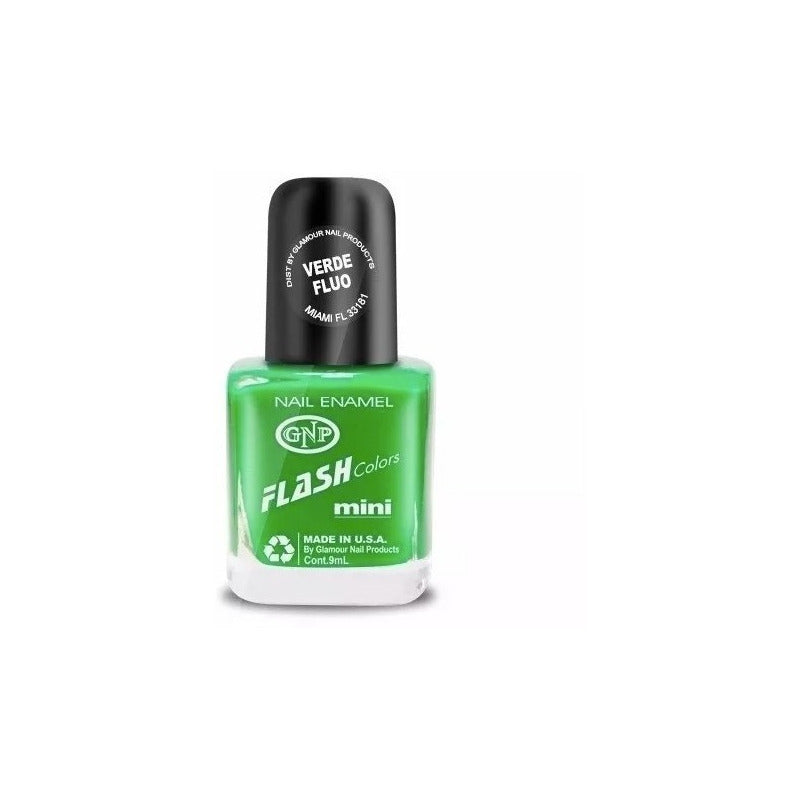 Esmalte De Uñas Americano Gnp Verde Fluo Neon Nice