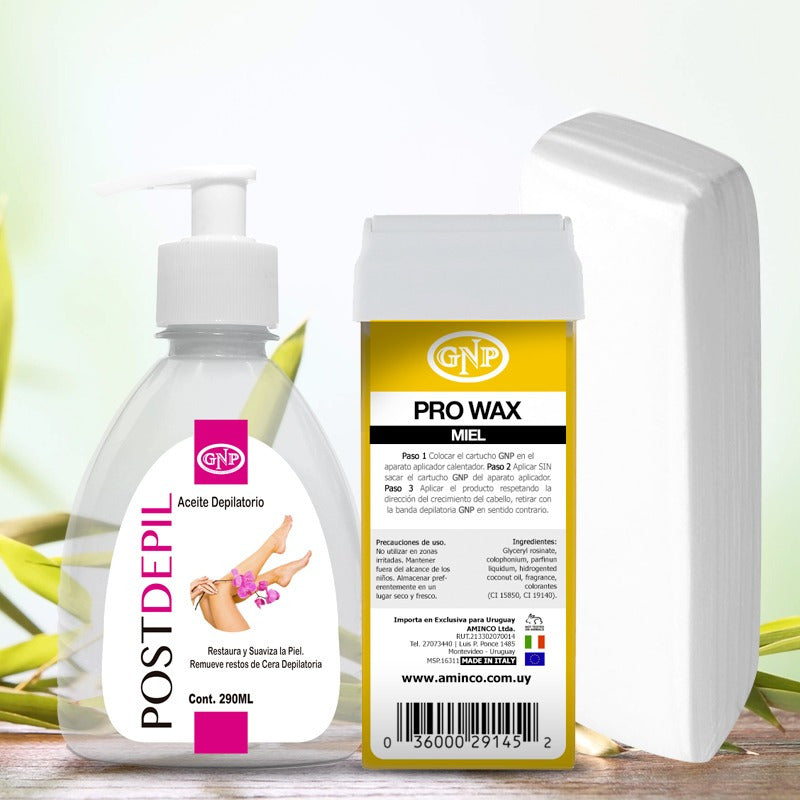 Cartucho Corporal Miel, Aceite Gnp Y 200 Bandas De Tela Nice