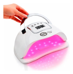 Lámpara Uv Para Uñas Gnp 280w + Torno Gnp 35000 Rpm C/pedal Blanco