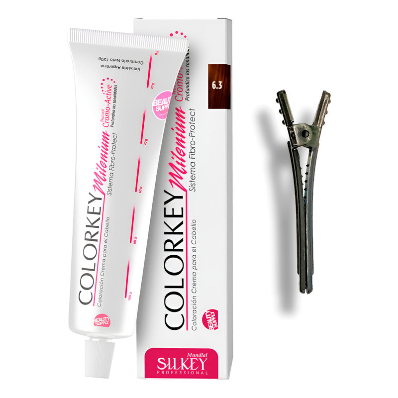 Tinta Silkey Colorkey Milenium 120g + Clip Pinza Plástica 6.3