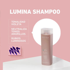 Shampoo Tec Italy Lumina Matizante Cabello Rubio 300ml