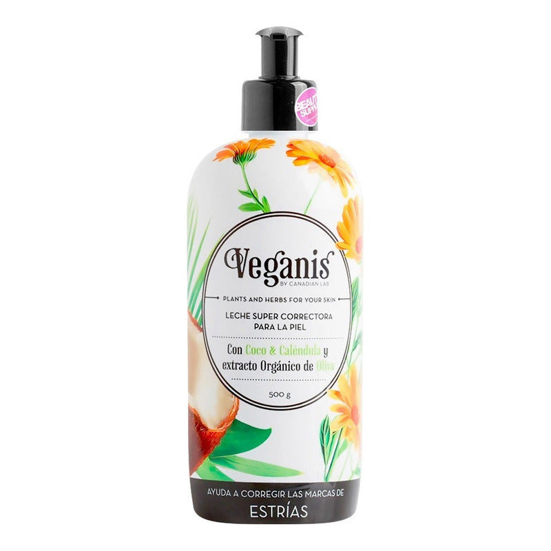 Veganis Leche Super Correctora Coco Y Calendula 500g Coco Y Caléndula